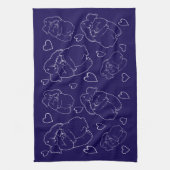 Elefant und Bär Theedoek (Verticaal)