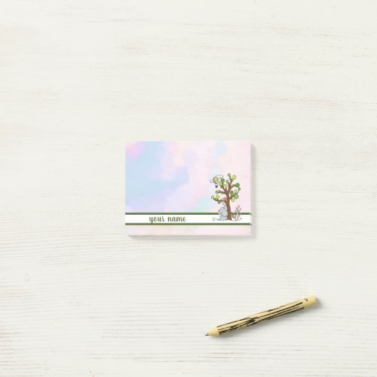 Elefant und baum Klebezettel Post-it® Notes (Op bureau)