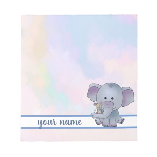 Elefant und Maus Notitieblok (Voorkant)