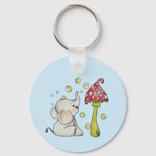 Elefant und Pilz Sleutelhanger (Voorkant)