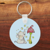 Elefant und Pilz Sleutelhanger (Achterkant)