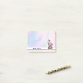 Elefant und Schmetterling Post-it Klebezettel Post-it® Notes (Op bureau)