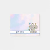 Elefant und Seifenblasen Klebezettel Post-it® Notes (Voorkant)