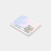 Elefant und Seifenblasen Post-it Klebezettel Post-it® Notes (Schuin)