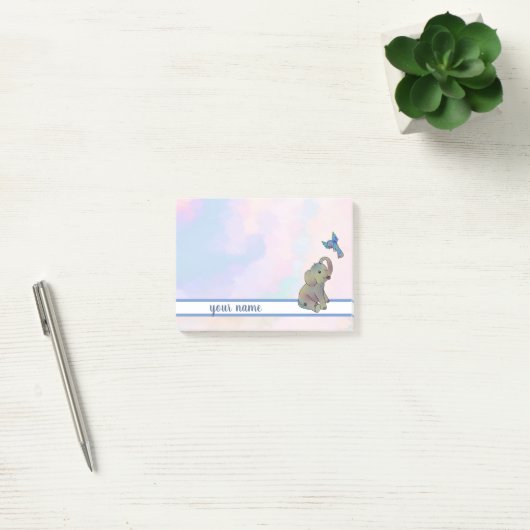 Elefant und Vogel Klebezettel Post-it® Notes (Kantoor)
