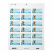 Elefant unterm Baum Adressaufkleber Etiket (Full Sheet)