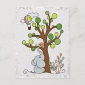 Elefant unterm Baum Briefkaart (Voorkant)