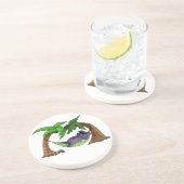 Elefante playero zandsteen onderzetter (Zijkant)