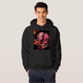 elefante rosa acompañante hoodie (Voorkant volledig)