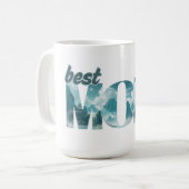 Elefanten in einer Traumwelt - best Mom ever Koffiemok (Voorkant links)