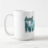 Elefanten in einer Traumwelt - best Mom ever Koffiemok (Links)