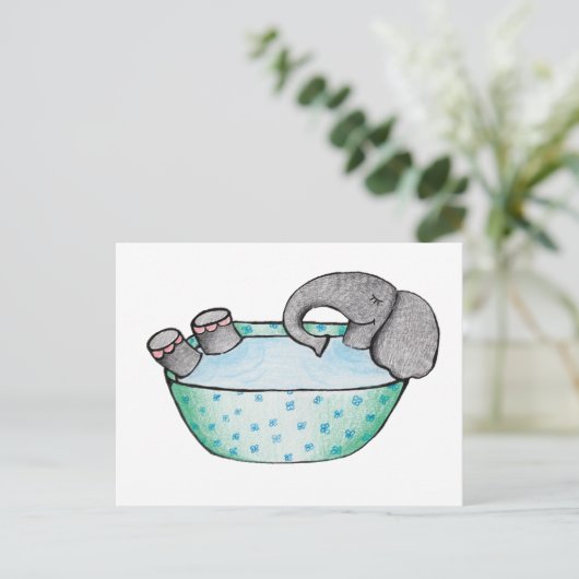 Elefantenbad Briefkaart (Staand voorkant)
