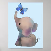 Elefantenposter Poster (Voorkant)