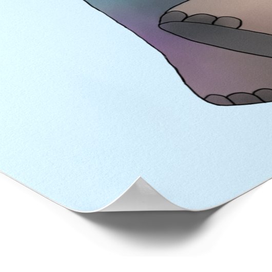 Elefantenposter Poster (Hoek)