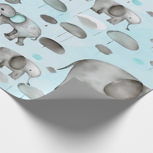 Elefantes  cadeaupapier (Hoek)