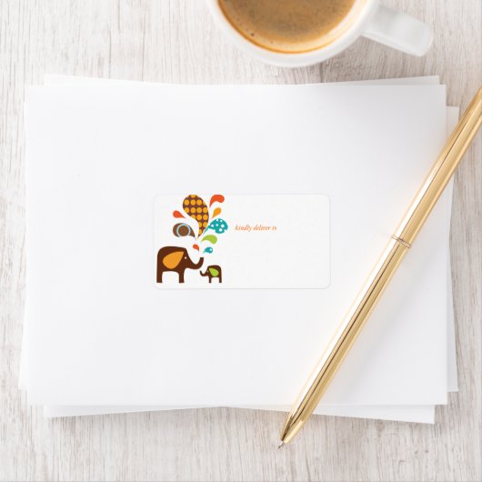 elefun adreslabel etiket (Insitu)