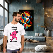 Elefunk Funny Elephant – Custom Crew Design T-shirt