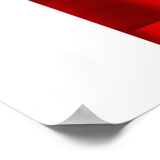 Elegance 3D-minimalisme Poster (Hoek)