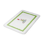 Elegance badmat – Classic Flower Design (Gekanteld)