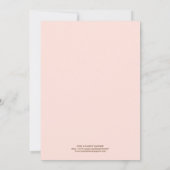 ELEGANCE | BAPTISME-INVITATIE KAART (Achterkant)