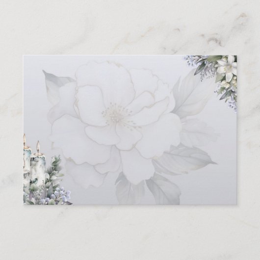 Elegance Basic Blank Recept Kaart (Voorkant)