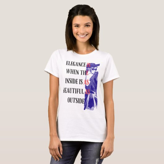 Elegance Beauful T-Shirt (Voorkant volledig)