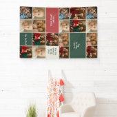 elegance big life images collage Christmas Spandoek (Insitu)