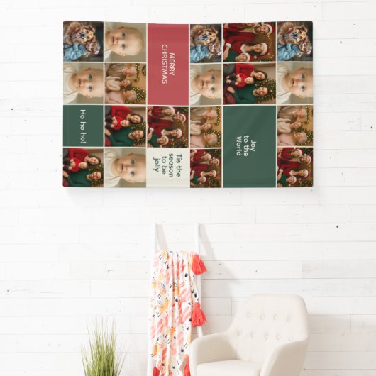 elegance big life images collage Christmas Spandoek (Insitu)