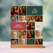 elegance big many collage Christmas images  Acryl Bord (Neutraal)