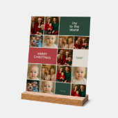 elegance big many collage Christmas images  Acryl Bord (Hoek)