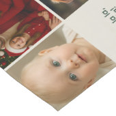 elegance bigger family Photos collage Christmas Korte Tafelloper (Hoek)