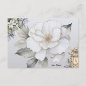 Elegance Blank Recept Kaart (Achterkant)