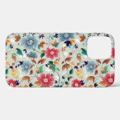 Elegance Blooms: bloemenrijke  achtergrond Case-Mate iPhone Case (Achterkant (horizontaal))