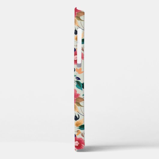 Elegance Blooms: bloemenrijke achtergrond Case-Mate iPhone Case (Achterkant / Links)