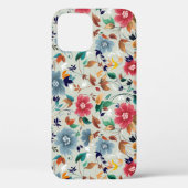 Elegance Blooms: bloemenrijke achtergrond Case-Mate iPhone Case (Achterkant)