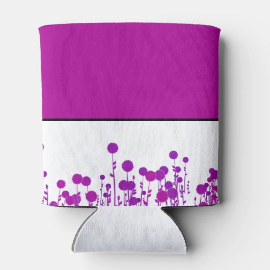 Elegance Blooms: gepersonaliseerd monogram Blikjeskoeler (Achterkant)