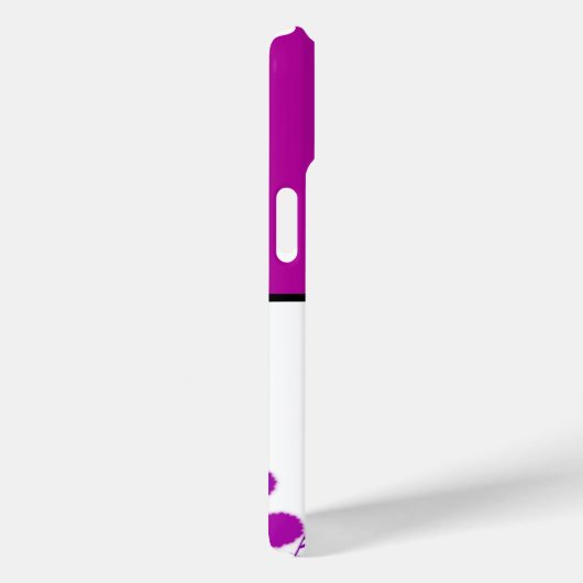 Elegance Blooms: gepersonaliseerd monogram Case-Mate iPhone Case (Achterkant / Rechts)