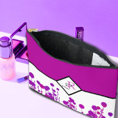 Elegance Blooms: gepersonaliseerd monogram Etui