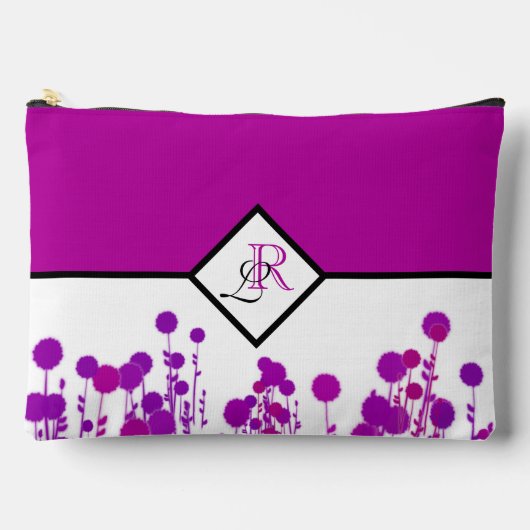 Elegance Blooms: gepersonaliseerd monogram Etui (Voorkant)