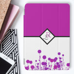 Elegance Blooms: gepersonaliseerd monogram iPad Mini Cover<br><div class="desc">** Elegance Blooms: Gepersonaliseerde Monogram iPad cover ** Draai hoofden met deze prachtige iPad cover, een boeiende mix van glamour en moderne chique. Gemaakt in een luxe medium violet-rood roze, het beschikt over een verfijnde zwarte lijn detail dat eindigt in een chique diamant in het midden. Uw gepersonaliseerde monogram-initialen, prachtig...</div>