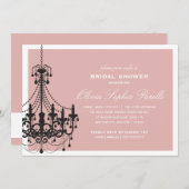 ELEGANCE | BRIDAL SHOWER INVITATION KAART (Voorkant / Achterkant)