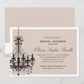 ELEGANCE | BRIDAL SHOWER INVITATION KAART (Voorkant / Achterkant)