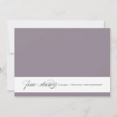 ELEGANCE | BRIDAL SHOWER INVITATION KAART (Achterkant)