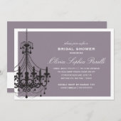 ELEGANCE | BRIDAL SHOWER INVITATION KAART (Voorkant / Achterkant)