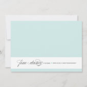 ELEGANCE | BRIDAL SHOWER INVITATION KAART (Achterkant)