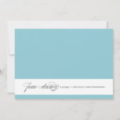 ELEGANCE | BRIDAL SHOWER INVITATION KAART (Achterkant)