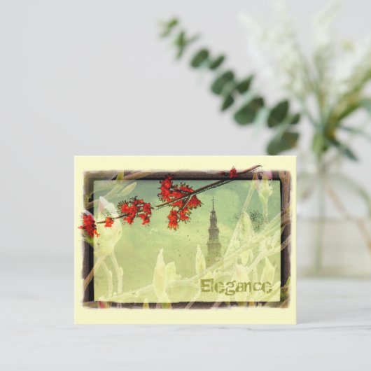 Elegance Briefkaart (Staand voorkant)