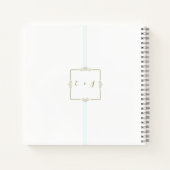 Elegance Bruiloft Gastenboek Notitieboek (Achterkant)