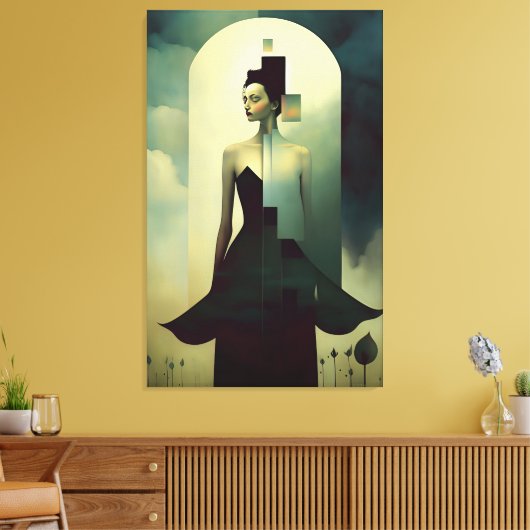 Elegance Canvas Afdruk (Insitu (Woonkamer))