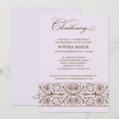 ELEGANCE | CHRISTENINVITATIE KAART (Voorkant / Achterkant)